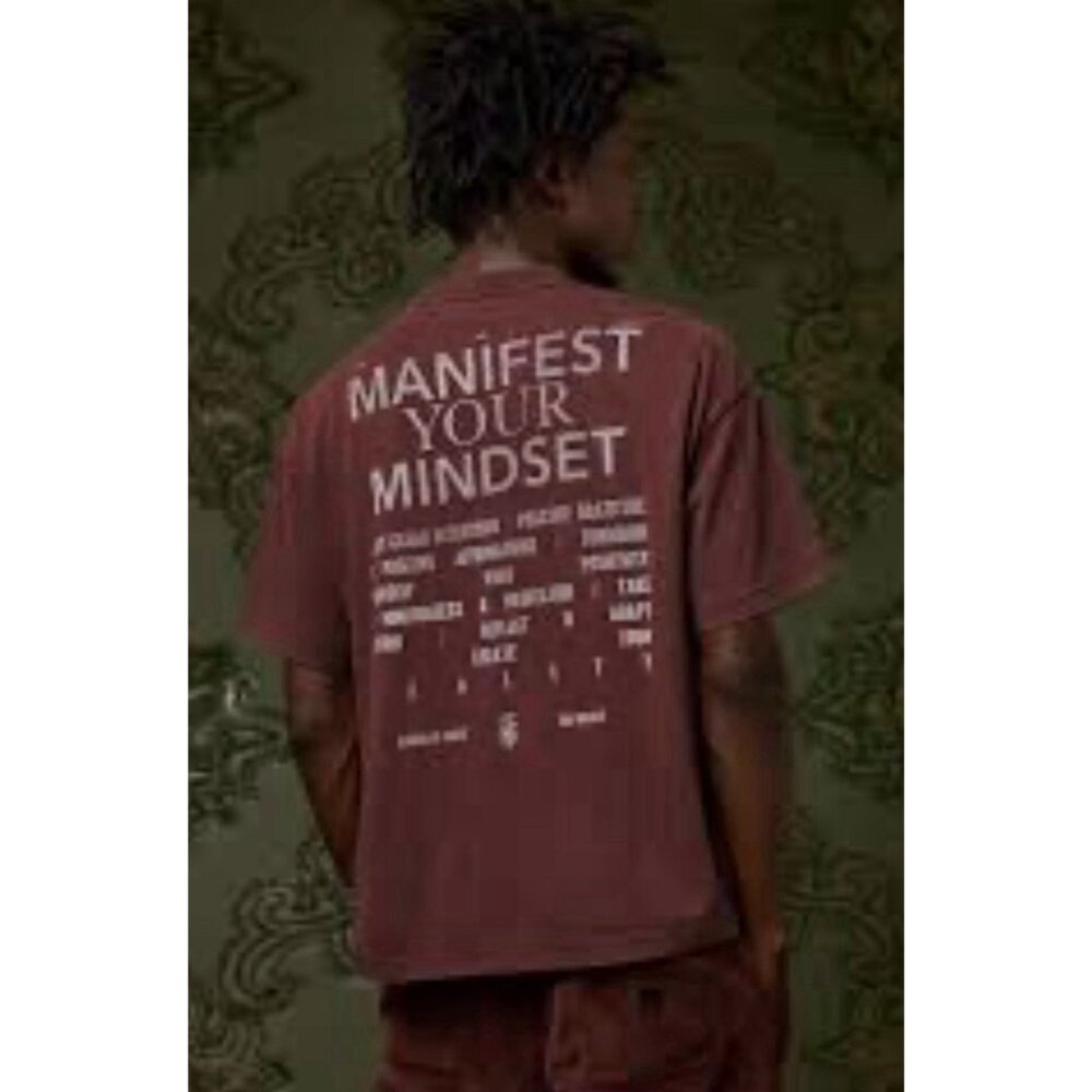 American Eagle X Tru Colors Manifest your mindset Graphic T Shirt XL Trav Kelce